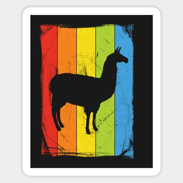 Rainbow Llama Sticker by fizzyllama